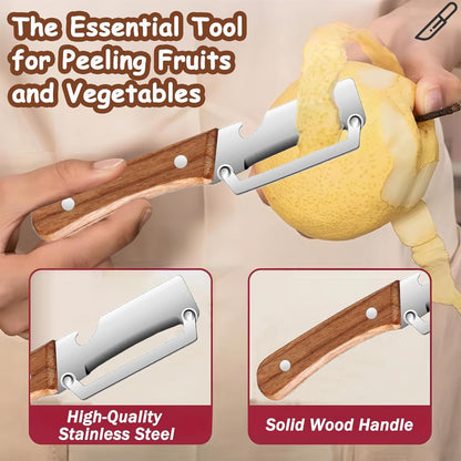 ✨ UltraSharp 3-in-1 Professional Kitchen Peeling and Prep Tool✨