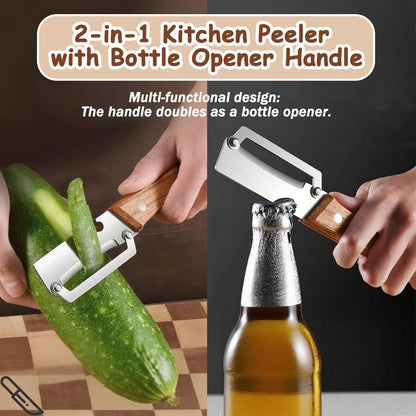 ✨ UltraSharp 3-in-1 Professional Kitchen Peeling and Prep Tool✨