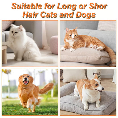 FluffMist Pet Brush – Steam Mist Grooming & Detangling Tool